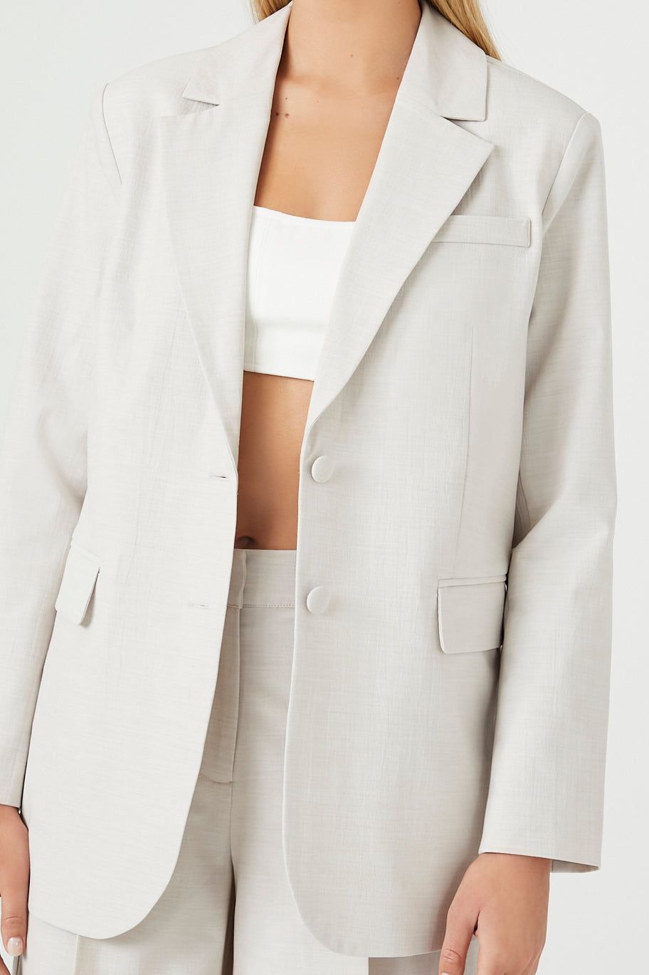 Blazer avec col cranté sold by Urban Planet product image thumbnail 3