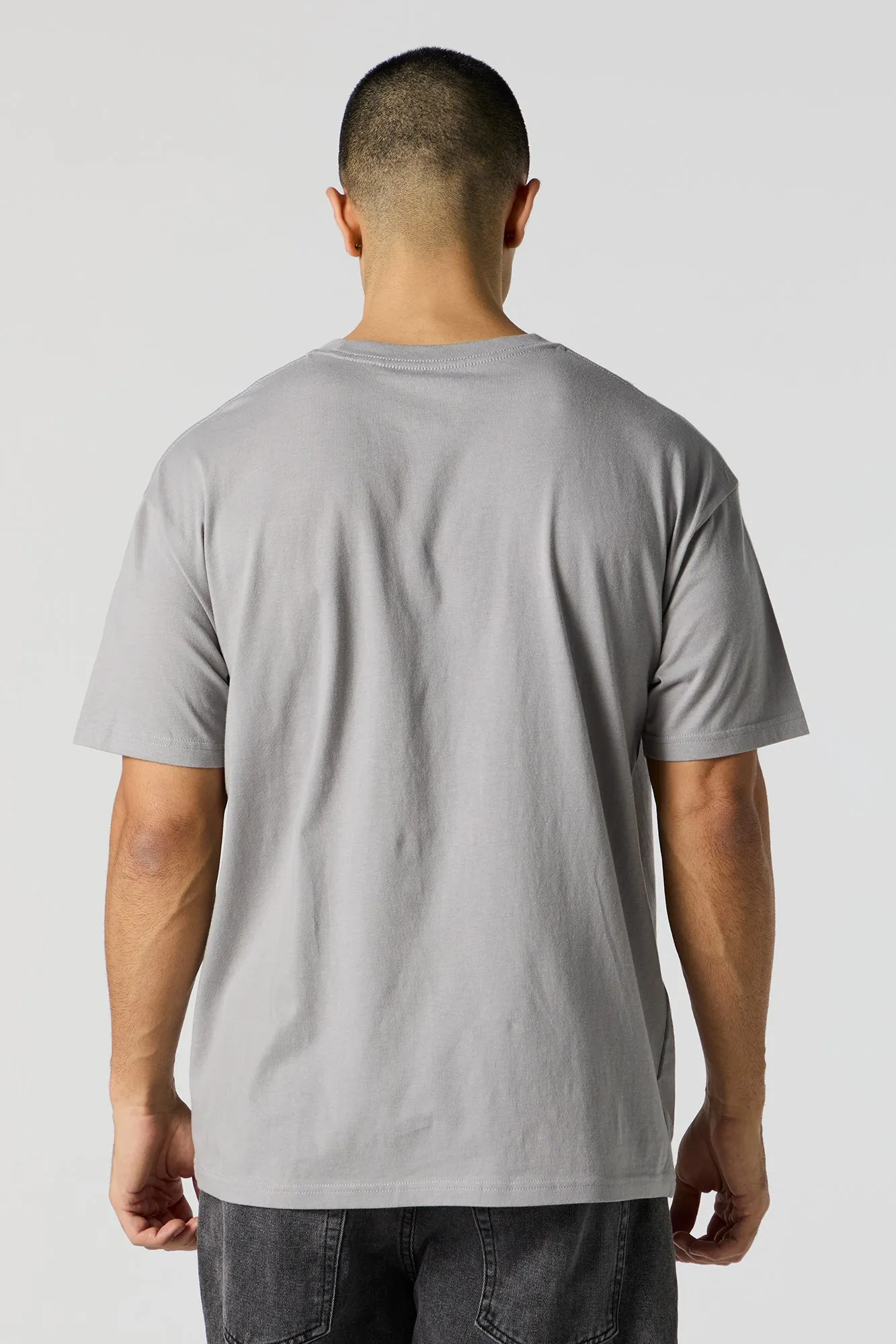 Grey NASA Graphic T-Shirt sold by Urban Planet product image thumbnail 2