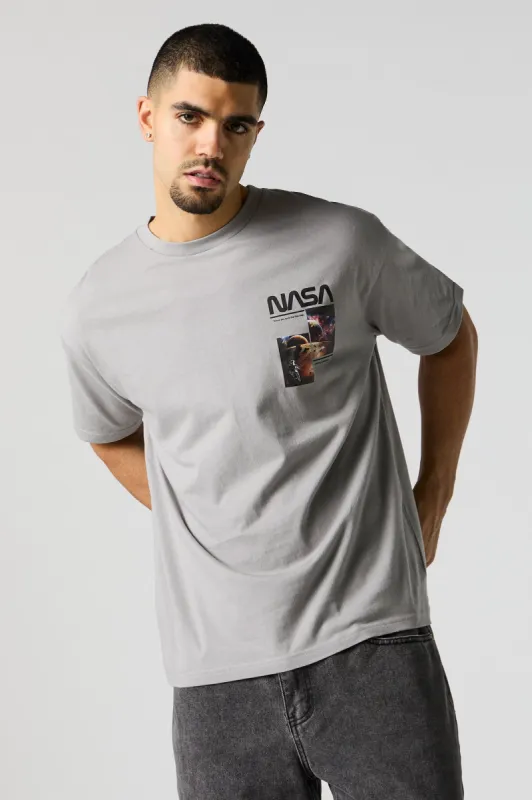 Grey NASA Graphic T-Shirt sold by Urban Planet