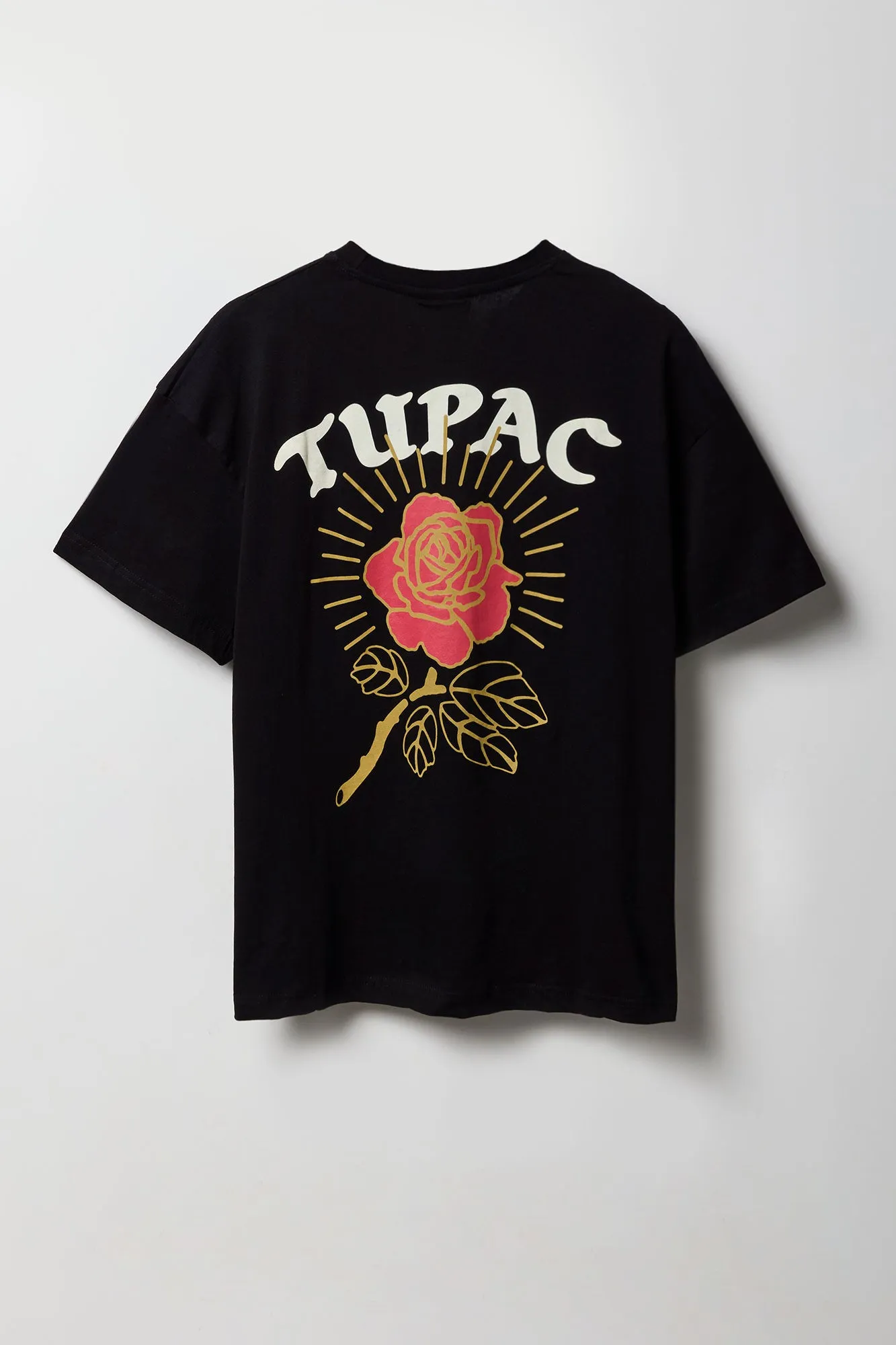 T-shirt coupe garçonne à imprimé Tupac Shakur sold by Urban Planet product image thumbnail 2