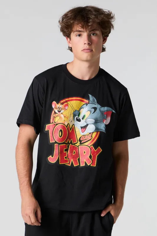 Tom and Jerry Graphic T-Shirt sold by Urban Planet