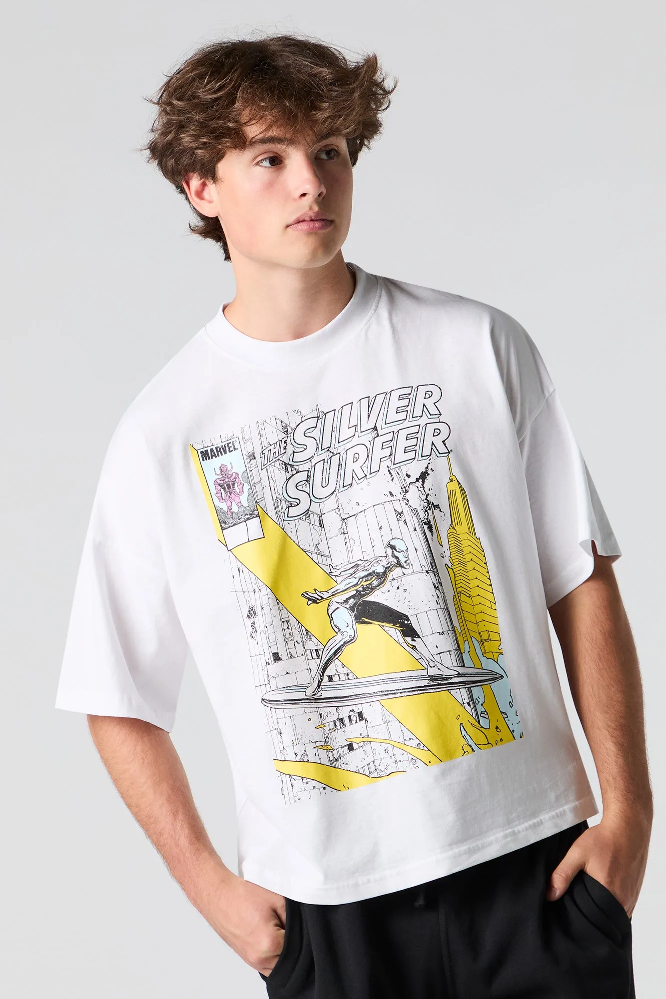 T-shirt à imprimé The Silver Surfer sold by Urban Planet
