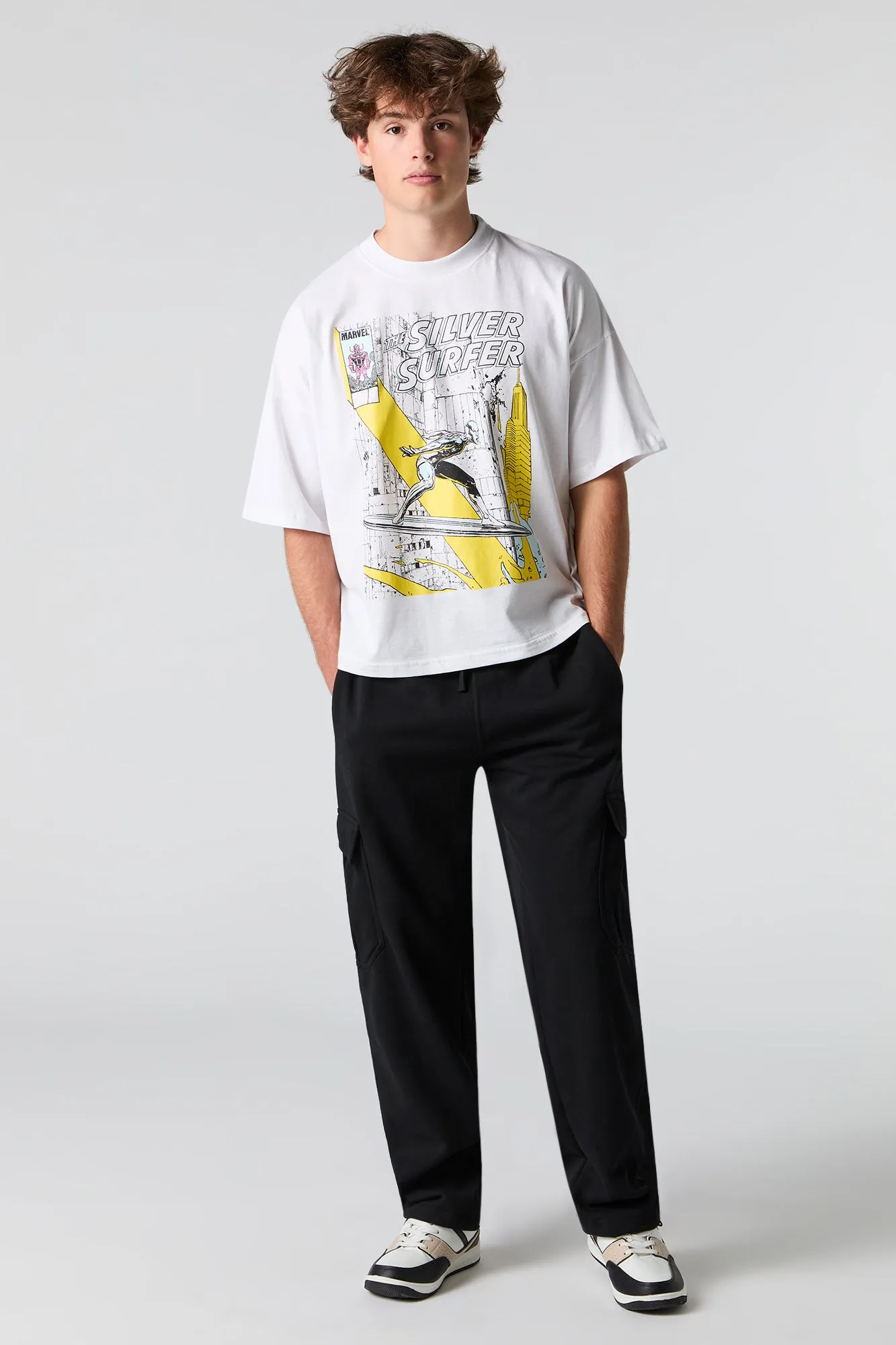 T-shirt à imprimé The Silver Surfer sold by Urban Planet product image thumbnail 2