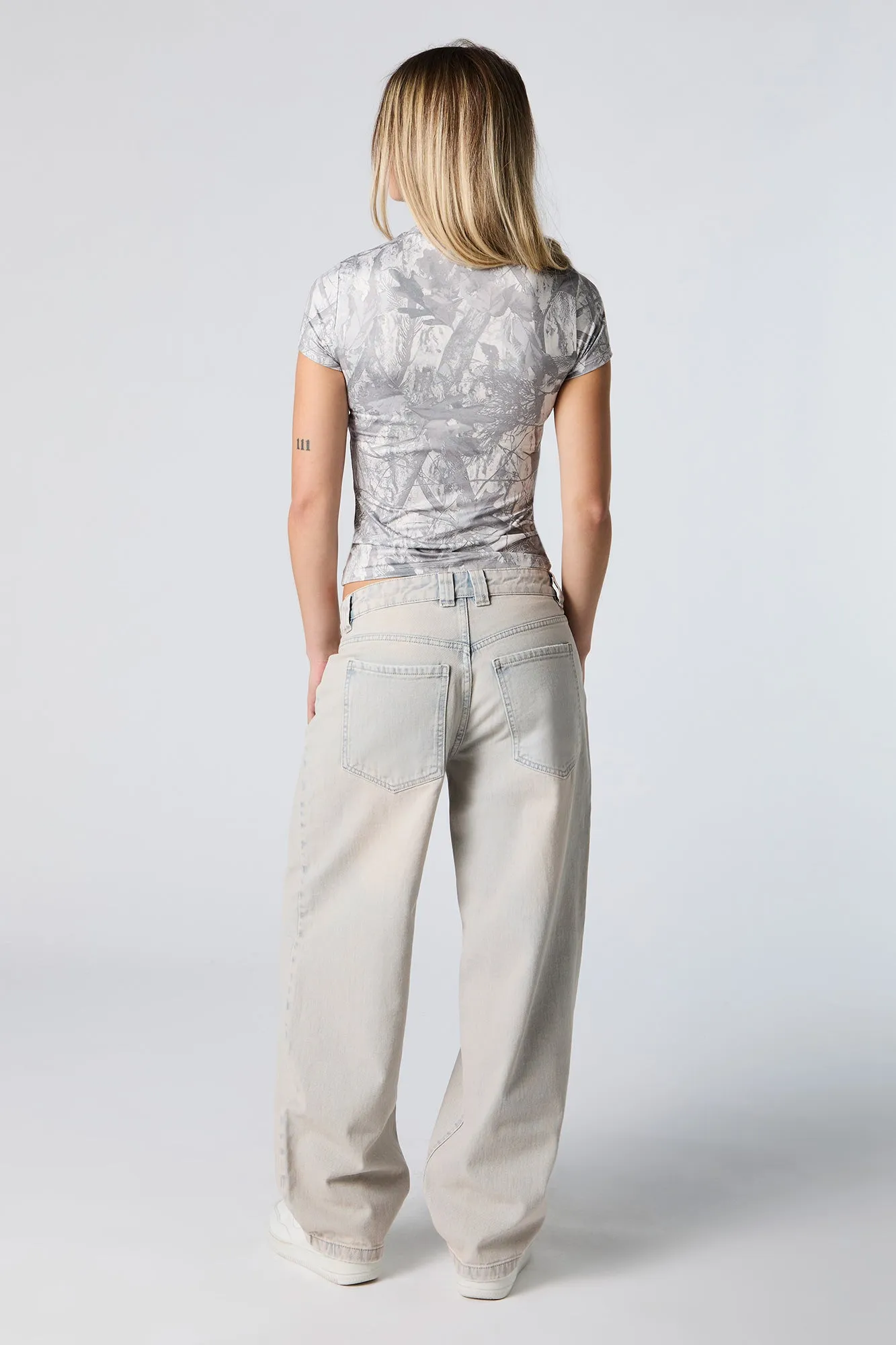 Low Rise Balloon Leg Jean sold by Urban Planet product image thumbnail 3