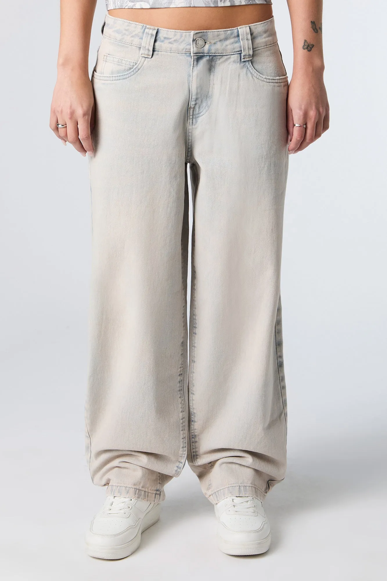 Low Rise Balloon Leg Jean sold by Urban Planet product image thumbnail 2