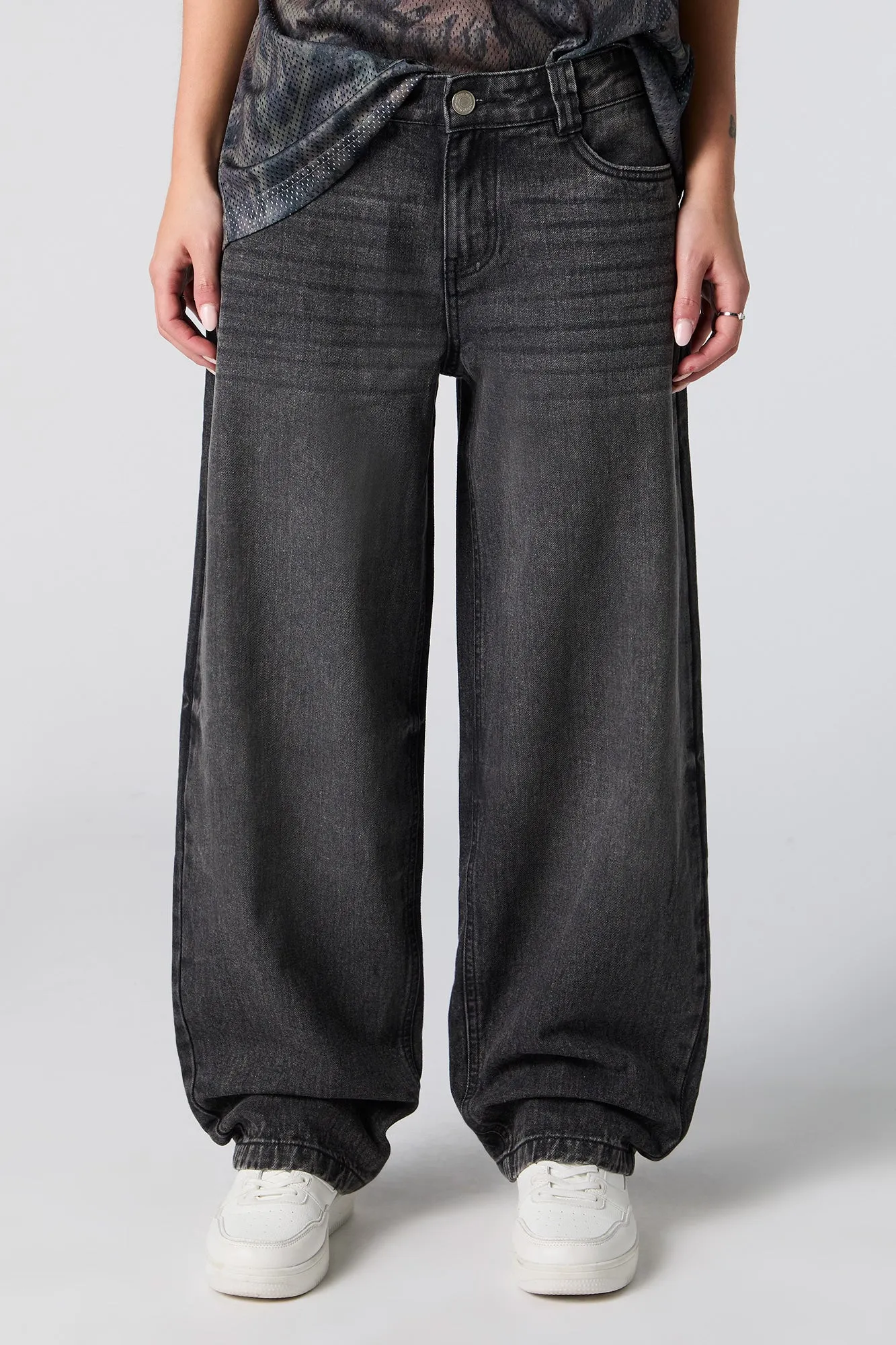 Low Rise Balloon Leg Jean sold by Urban Planet product image thumbnail 5