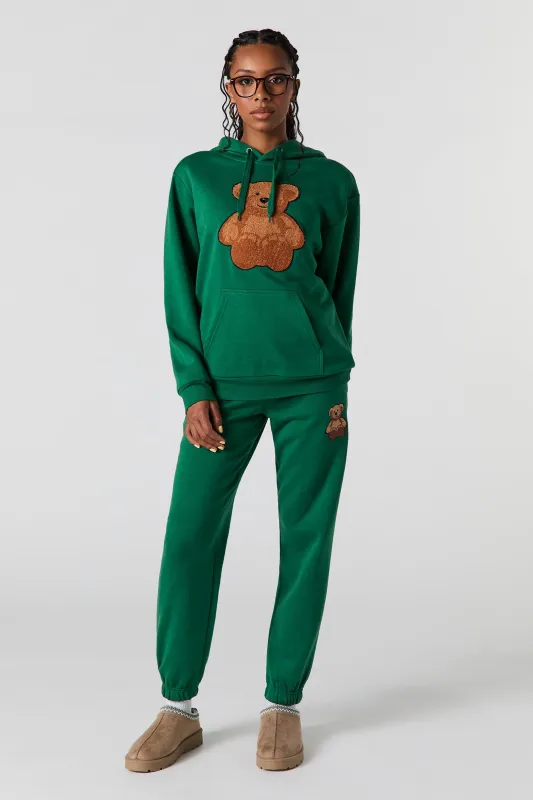 Teddy Bear Embroidered Classic Fleece Jogger sold by Urban Planet