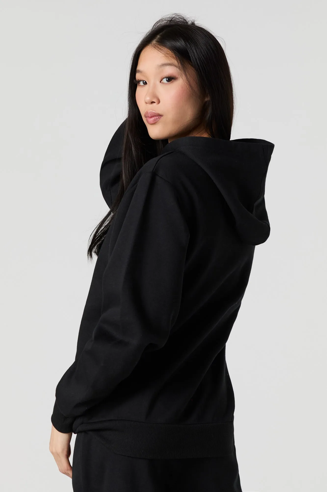 Fleece Oversized Hoodie sold by Urban Planet product image thumbnail 5