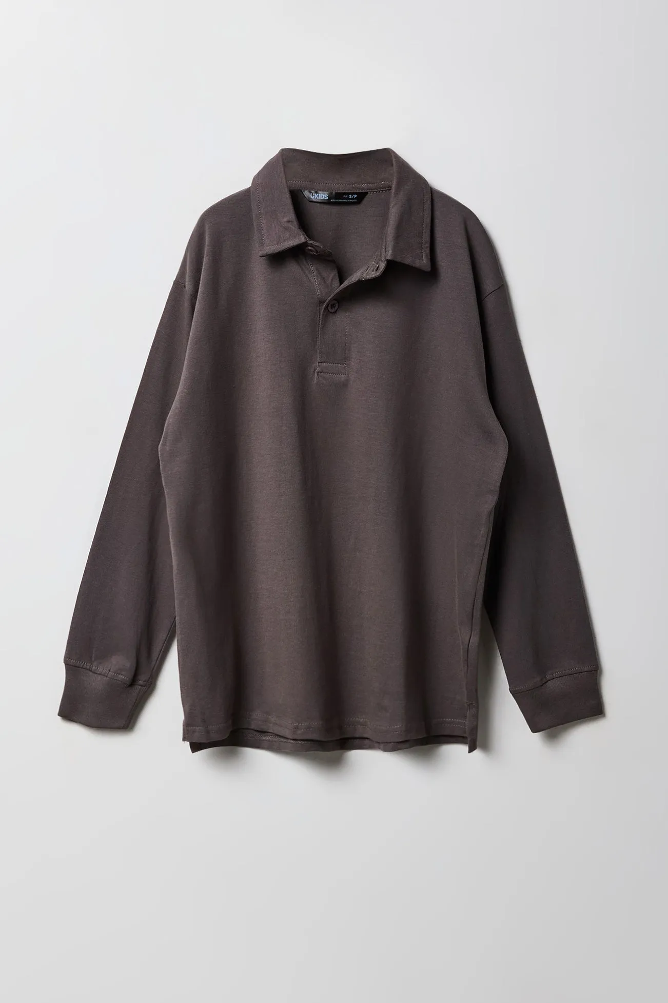 Long Sleeve Polo Top sold by Urban Planet