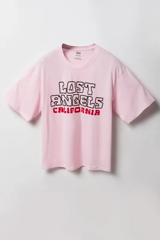 Lost Angels Graphic Boxy T-Shirt sold by Urban Planet