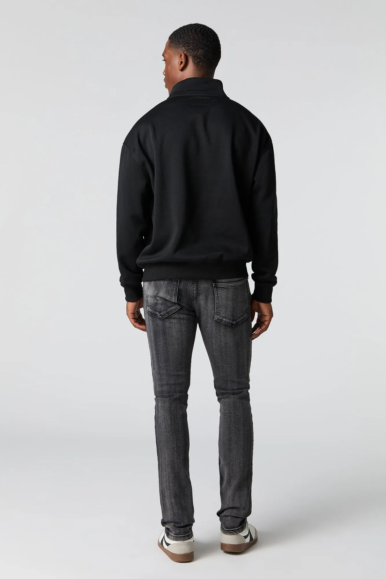 Ripped Skinny Black Jean sold by Urban Planet product image thumbnail 2