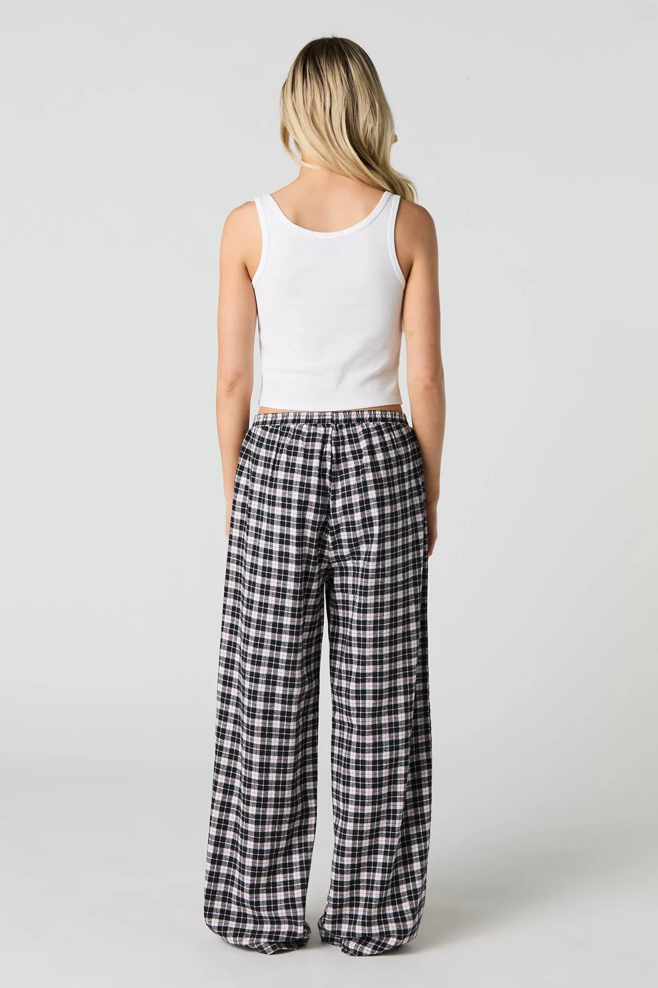 Pantalon de pyjama à jambe large en flanelle imprimée sold by Urban Planet product image thumbnail 4