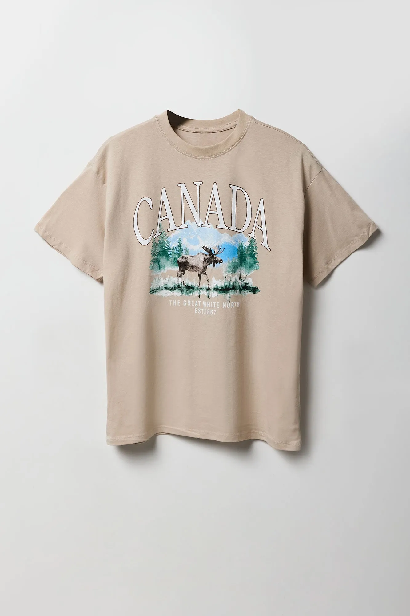 Canada Graphic Boyfriend T-Shirt sold by Urban Planet
