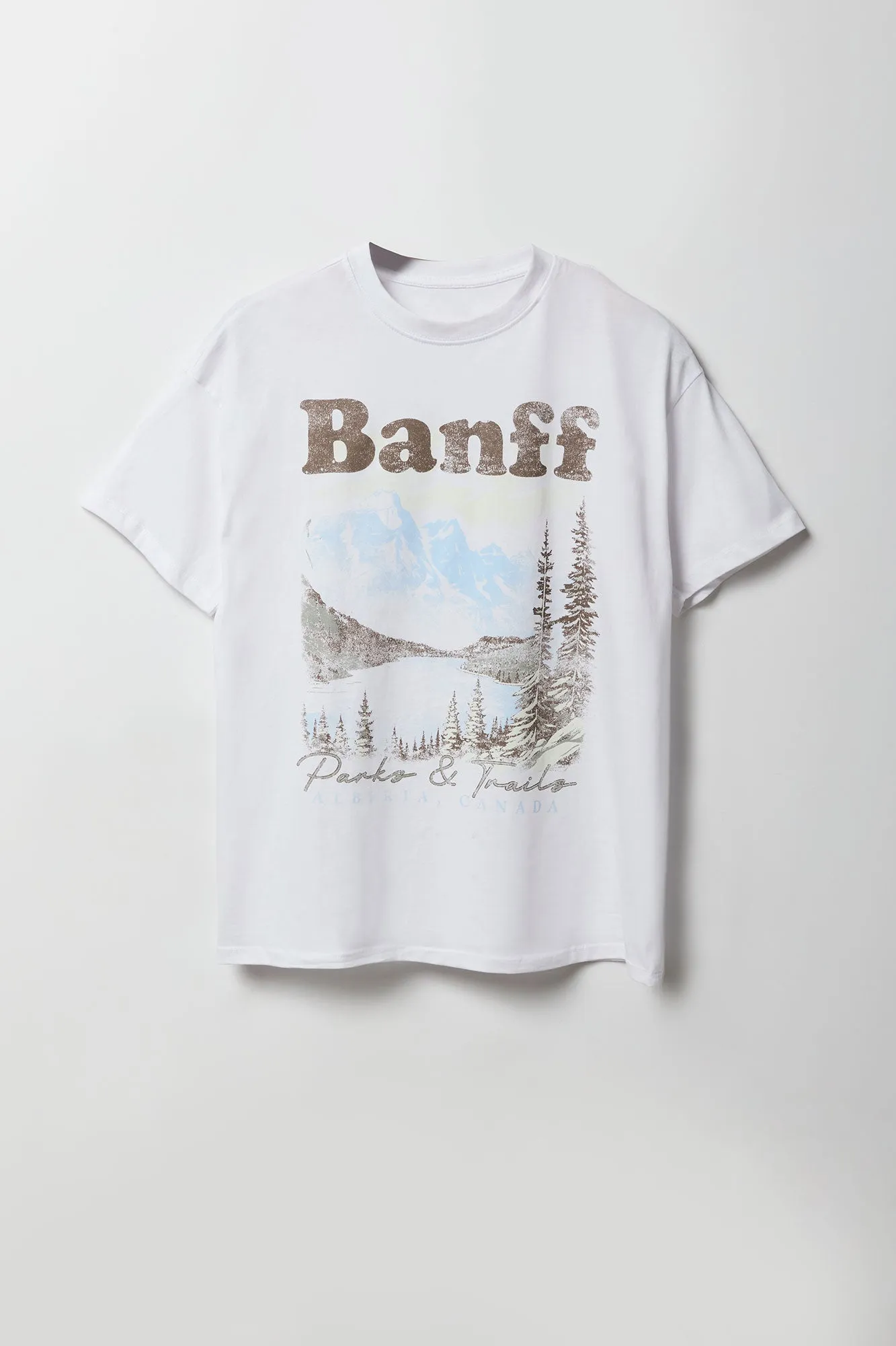 Banff Graphic Boyfriend T-Shirt sold by Urban Planet