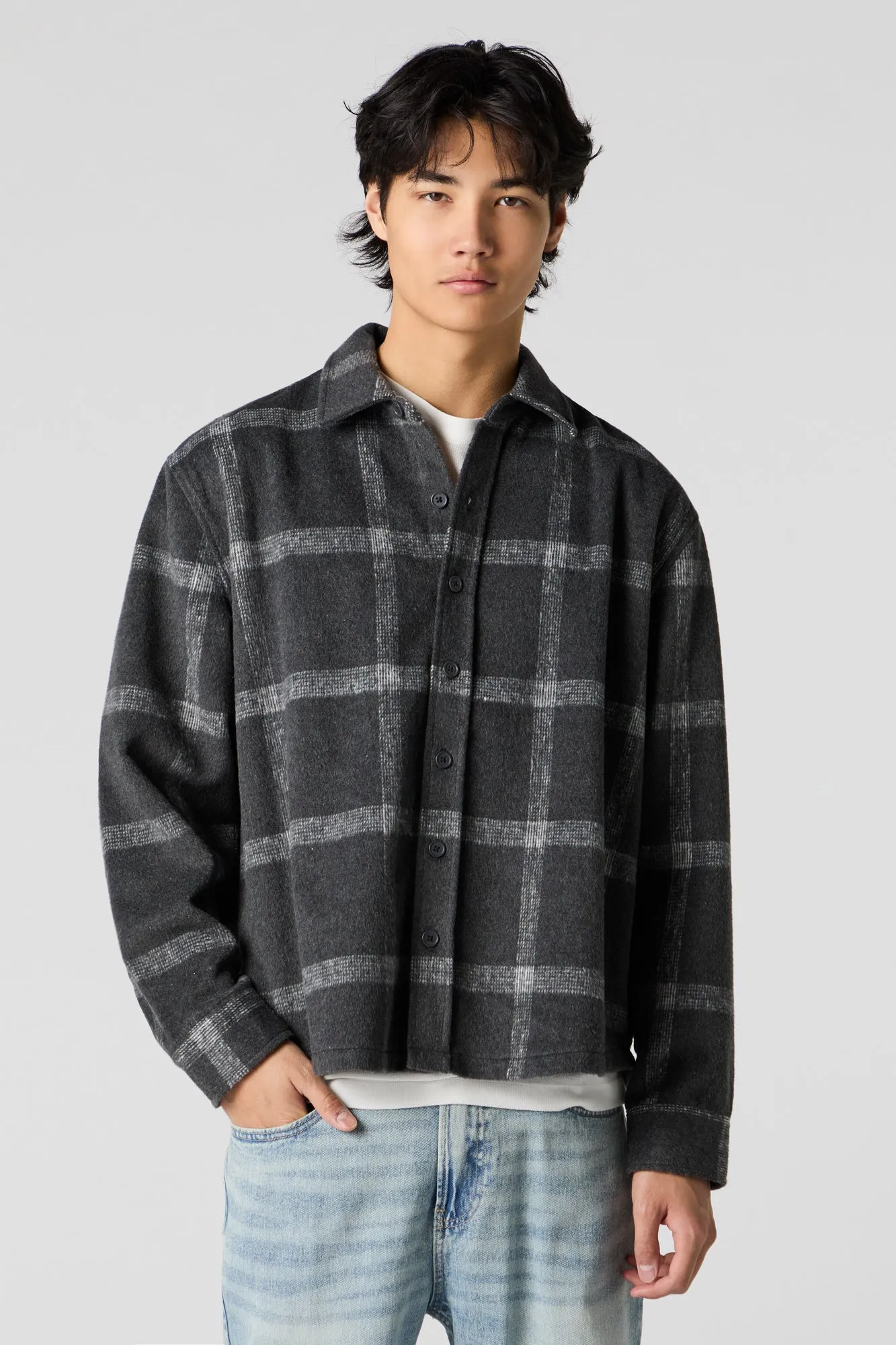 Plaid Shacket sold by Urban Planet product image thumbnail 4