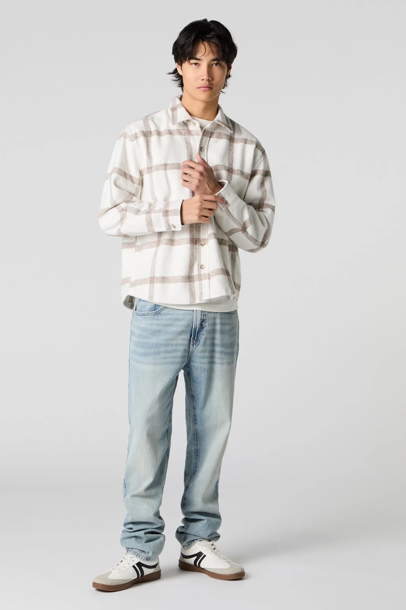 Plaid Shacket sold by Urban Planet product image thumbnail 3