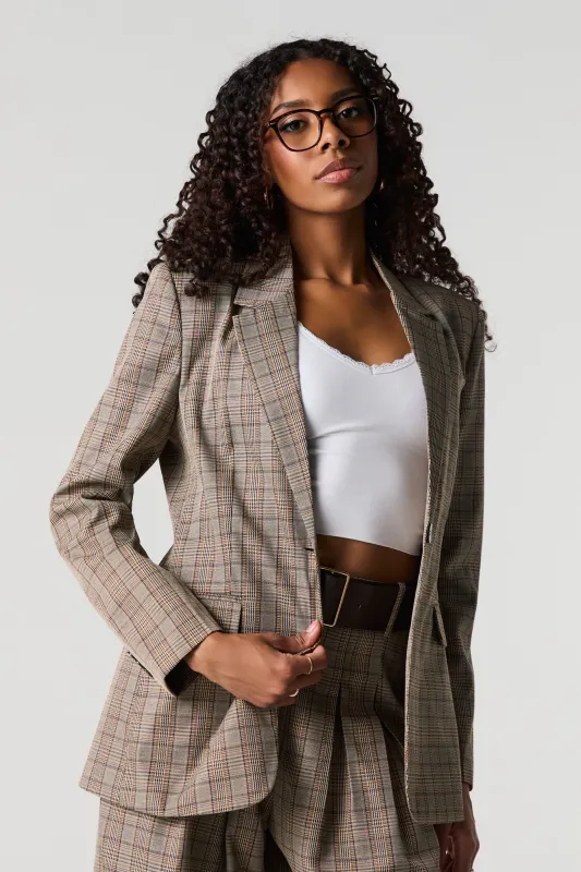 Plaid Blazer sold by Urban Planet