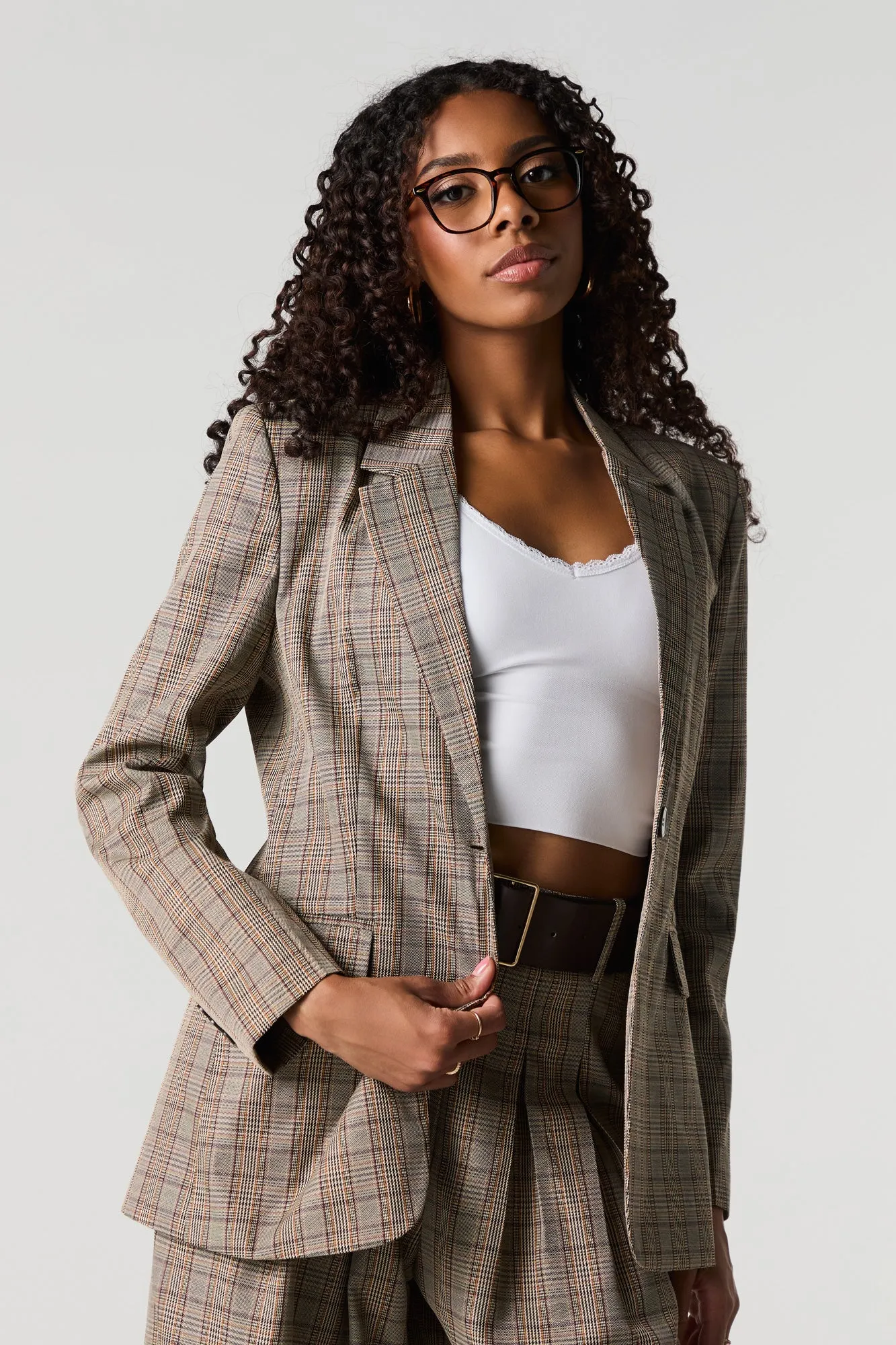 Plaid Blazer sold by Urban Planet