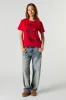 Stitch & Angel Graphic Boxy T-Shirt sold by Urban Planet