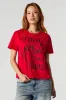 Stitch & Angel Graphic Boxy T-Shirt sold by Urban Planet