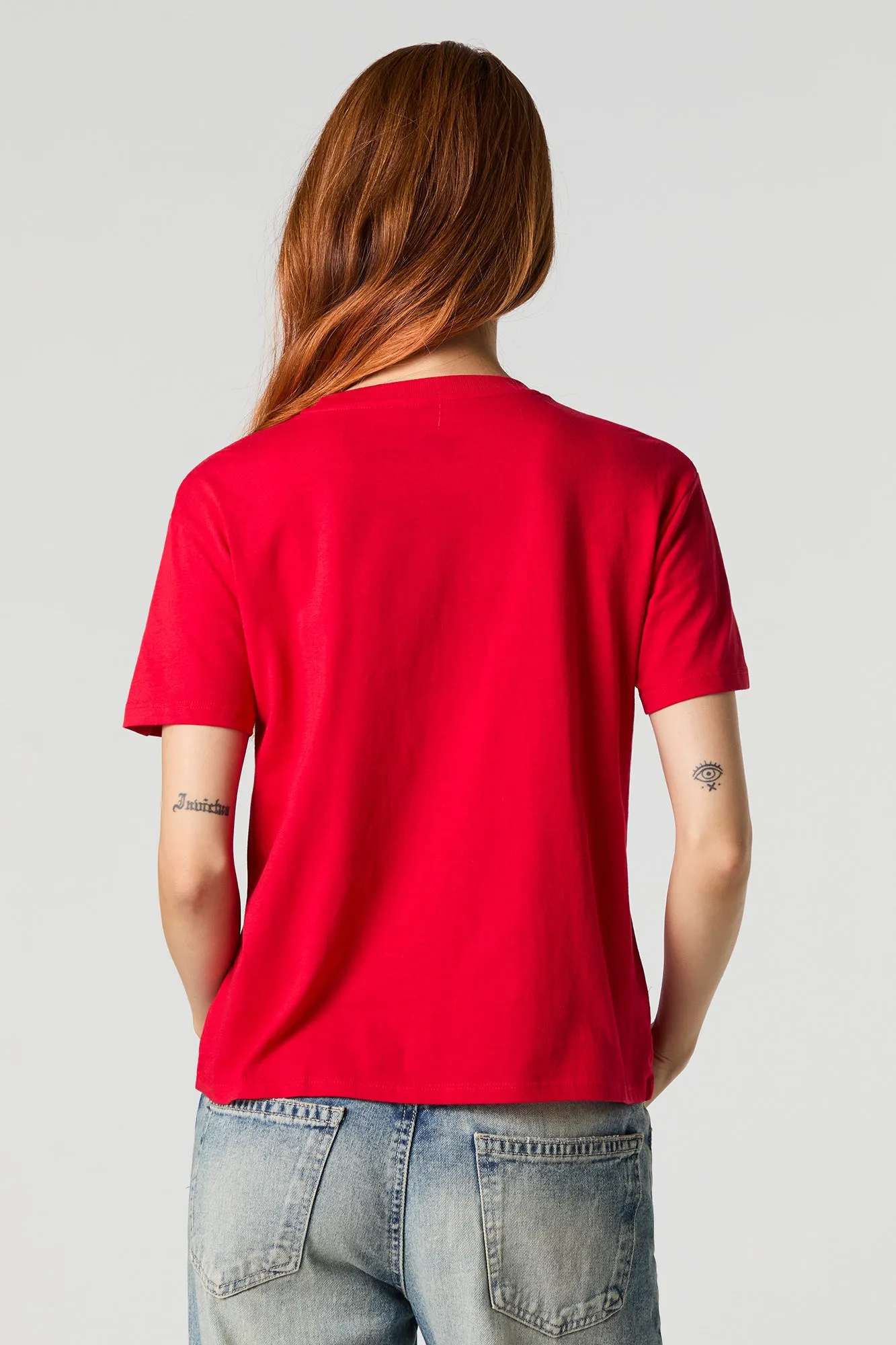 T-shirt carré à imprimé Stitch & Angel sold by Urban Planet product image thumbnail 3