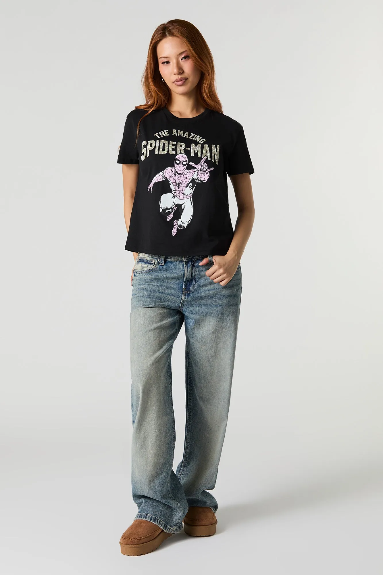 The Amazing Spider-Man Graphic Boxy T-Shirt sold by Urban Planet product image thumbnail 3