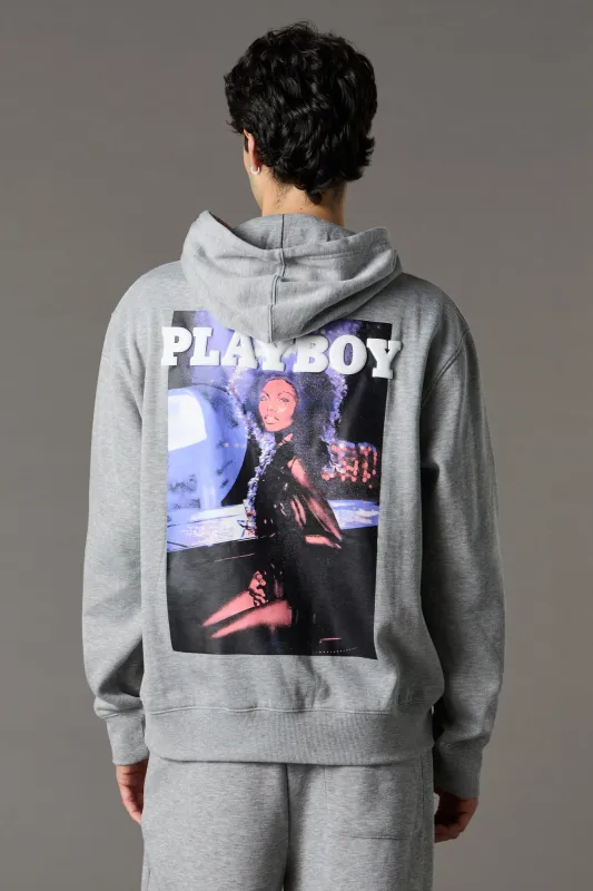 Playboy Puff Print Fleece Hoodie sold by Urban Planet