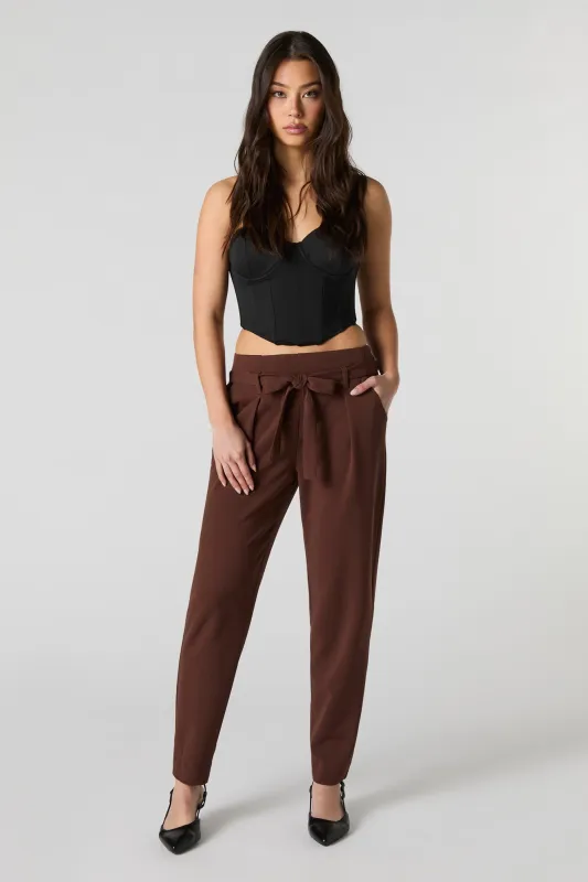 Crepe Self Tie Belt Dress Pant sold by Urban Planet