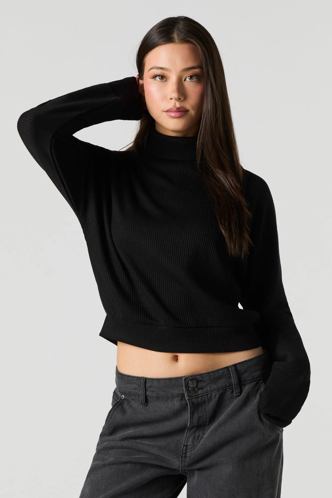 Ribbed Turtleneck Sweater sold by Urban Planet product image thumbnail 4