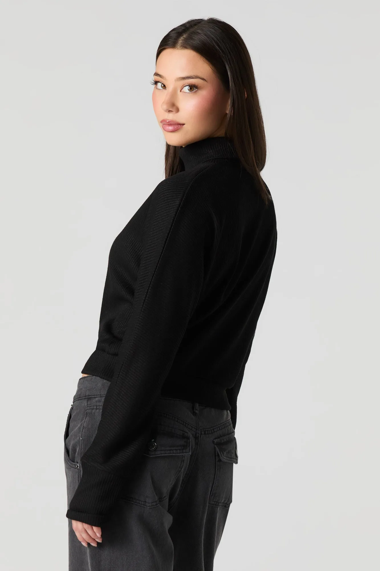 Ribbed Turtleneck Sweater sold by Urban Planet product image thumbnail 5