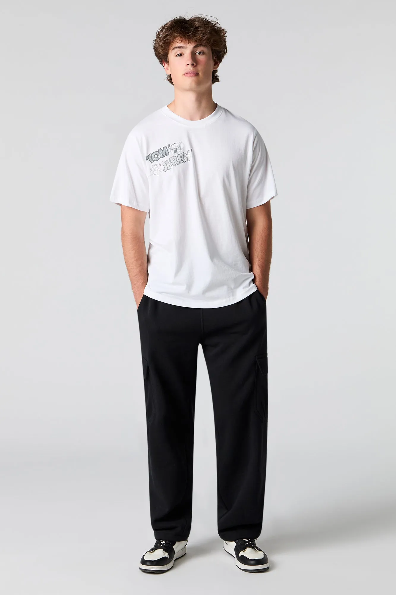 T-shirt à imprimé de dessin Tom and Jerry sold by Urban Planet product image thumbnail 3