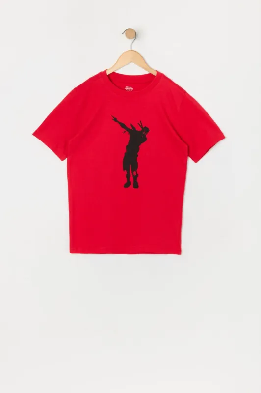 Boys Dabbing Ninja Graphic T-Shirt sold by Urban Planet