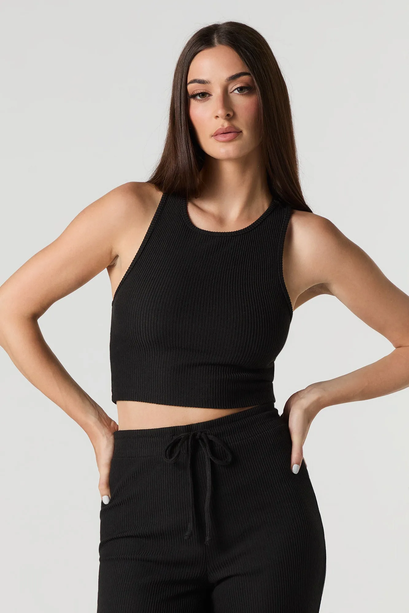 Ribbed Cropped Tank sold by Urban Planet product image thumbnail 4