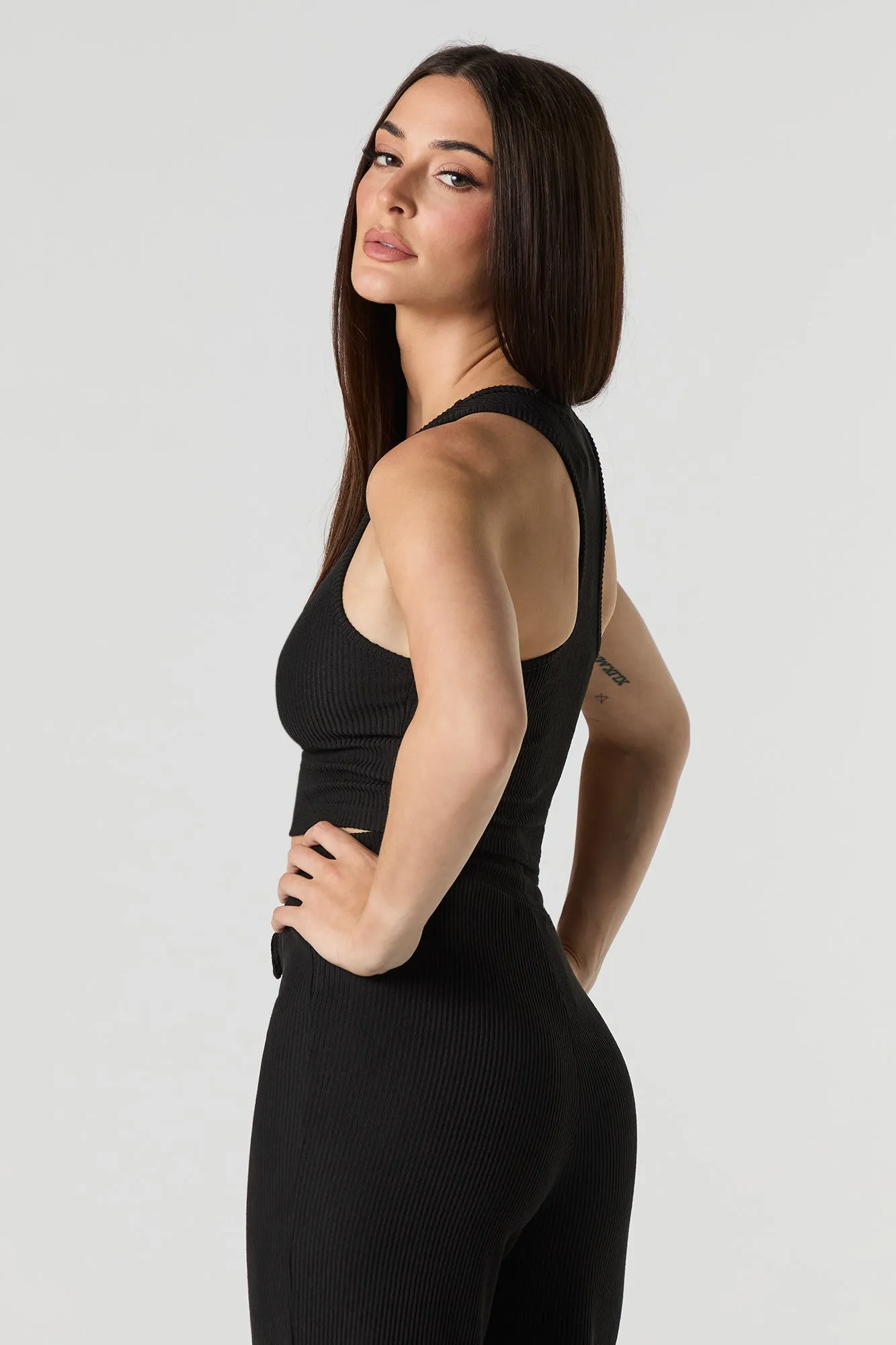 Ribbed Cropped Tank sold by Urban Planet product image thumbnail 5