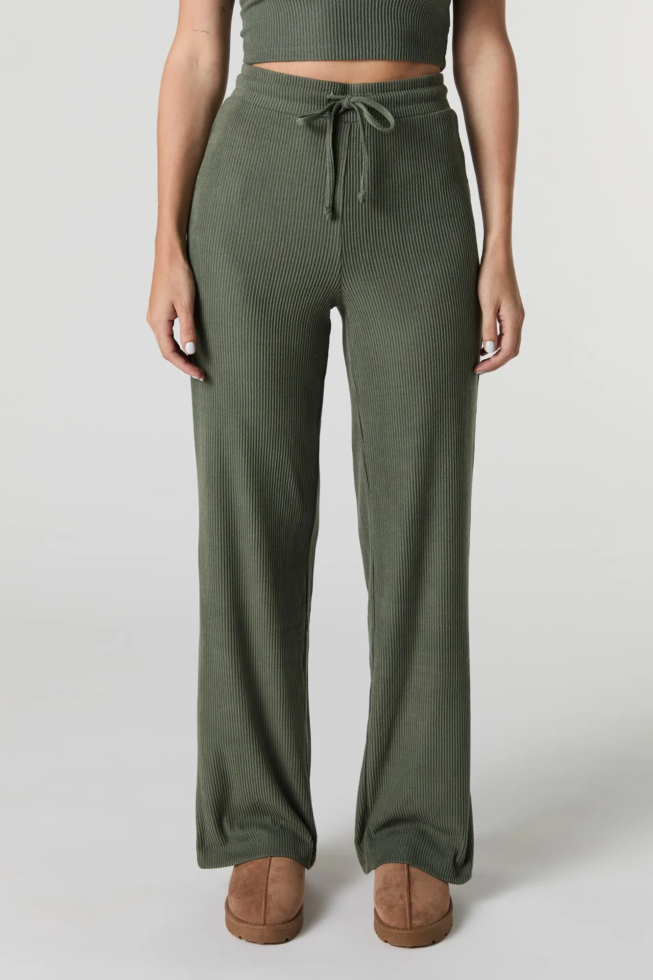 Ribbed Drawstring Pant sold by Urban Planet product image thumbnail 2