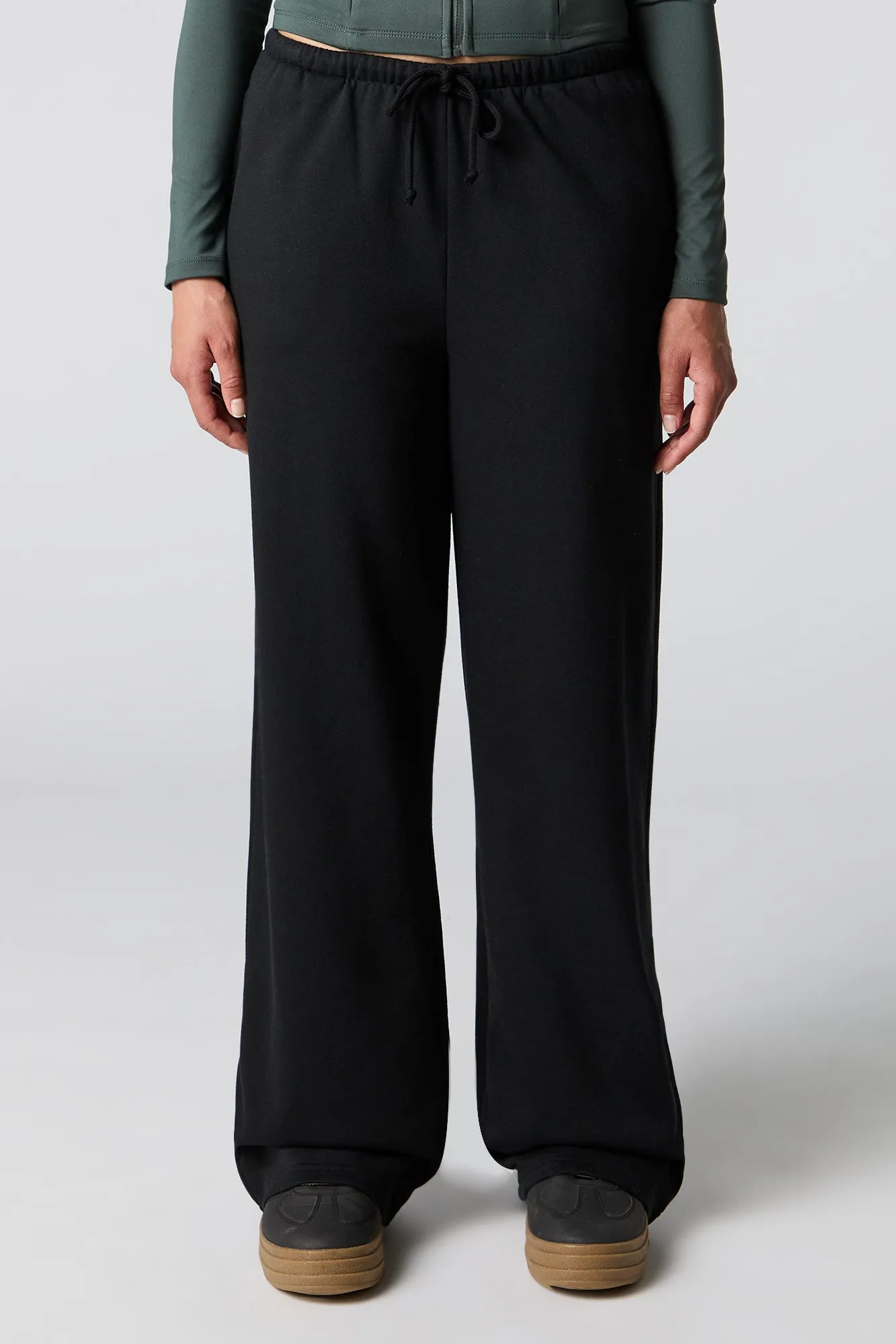 Fleece Wide Leg Sweatpant sold by Urban Planet product image thumbnail 5