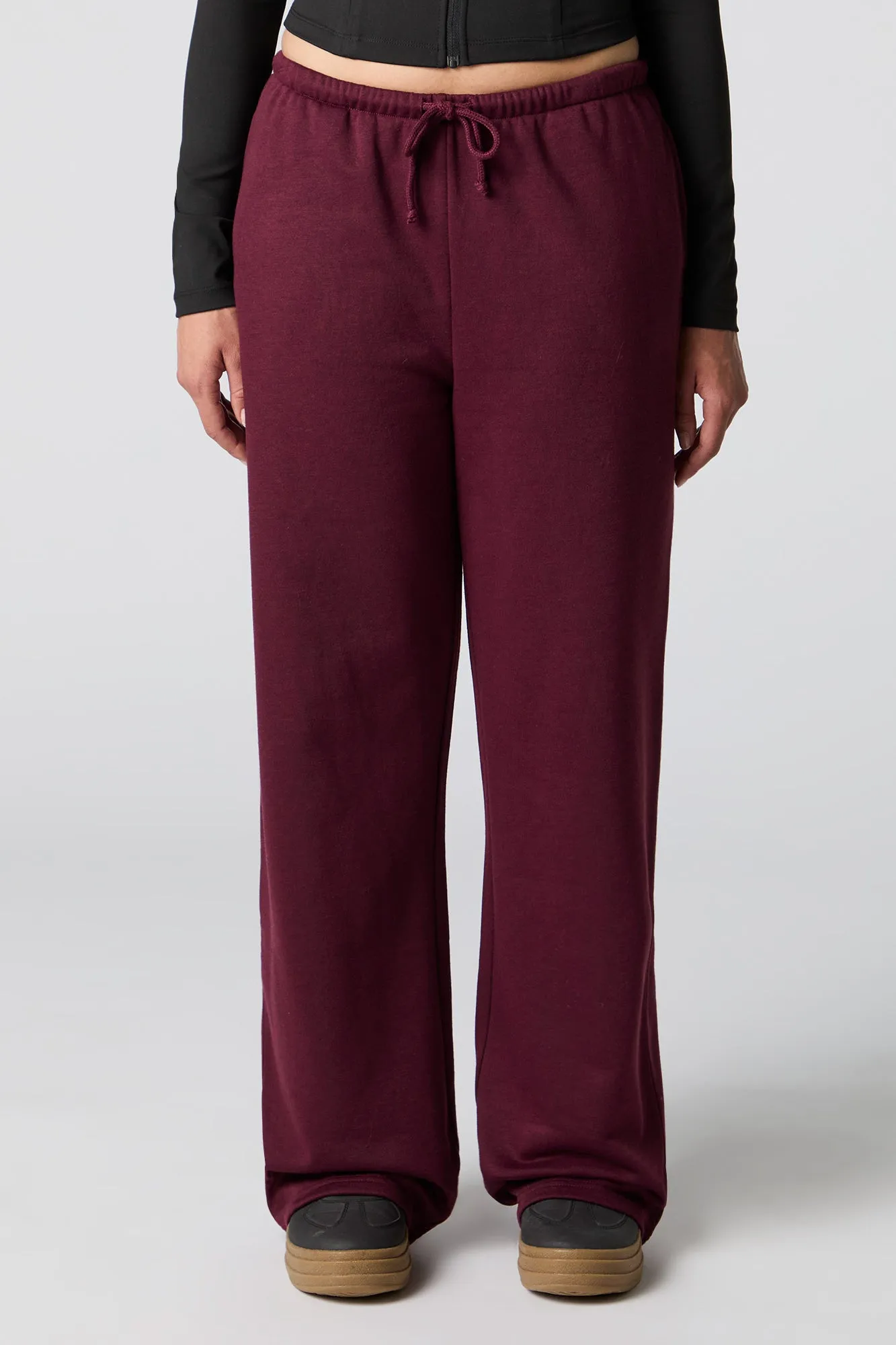 Fleece Wide Leg Sweatpant sold by Urban Planet product image thumbnail 2