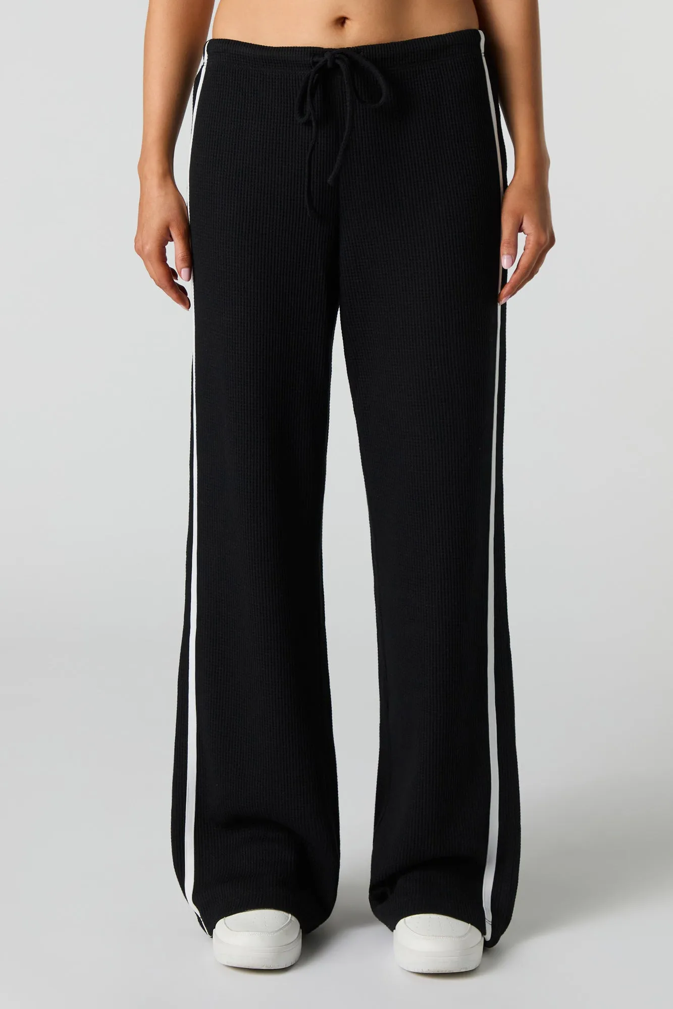 Pantalon en tricot gaufré rayé sold by Urban Planet product image thumbnail 3