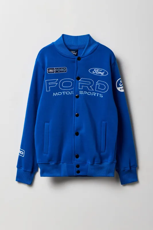 Blouson aviateur en molleton à imprimé Ford pour enfant sold by Urban Planet