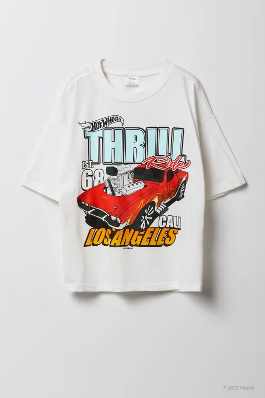 T-shirt à imprimé Hot Wheels California pour enfant sold by Urban Planet