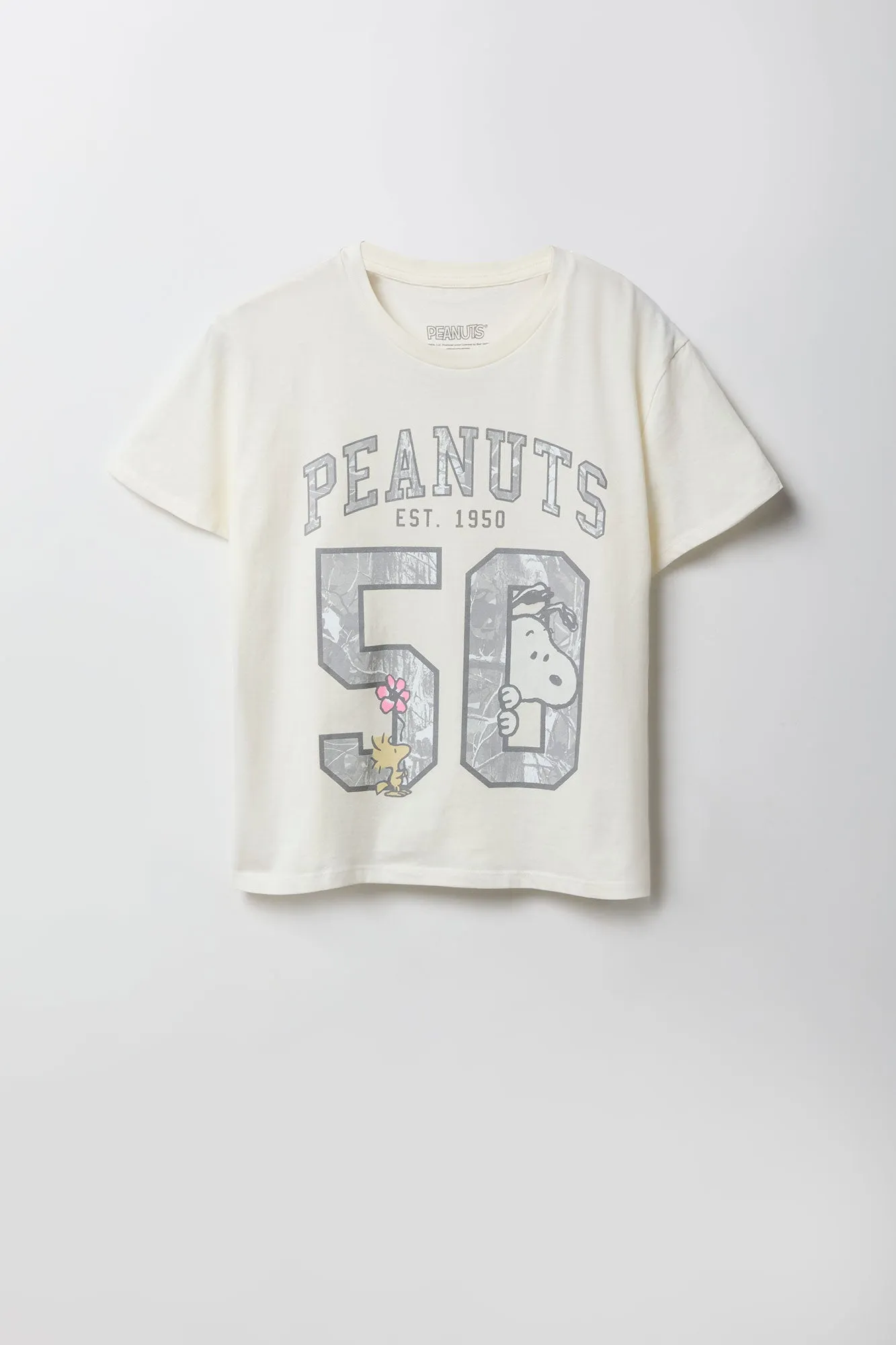 Peanuts Snoopy Graphic Boxy T-Shirt sold by Urban Planet