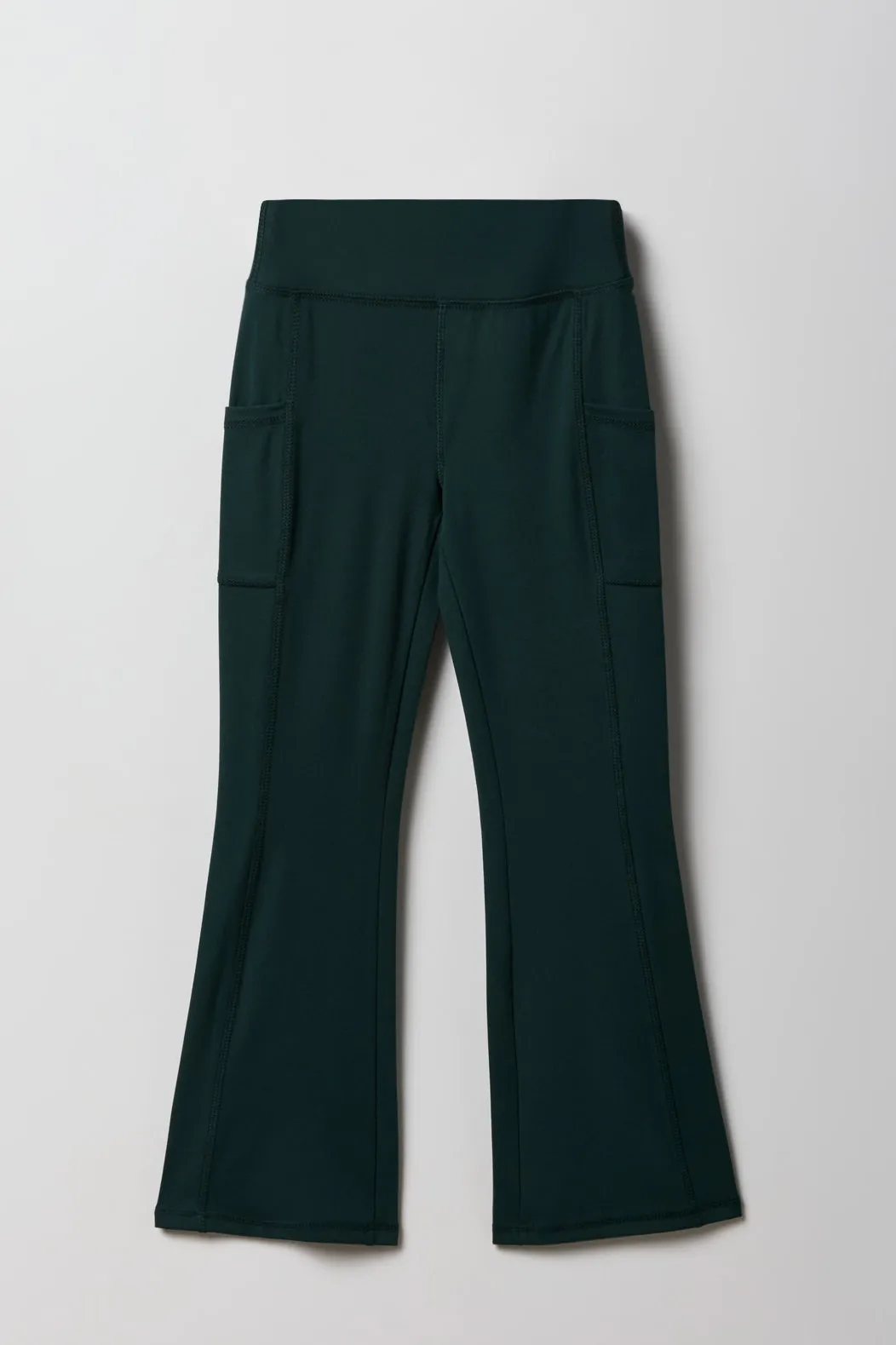 Pantalon à jambe évasée et poche latérale Active pour filles sold by Urban Planet product image thumbnail 5