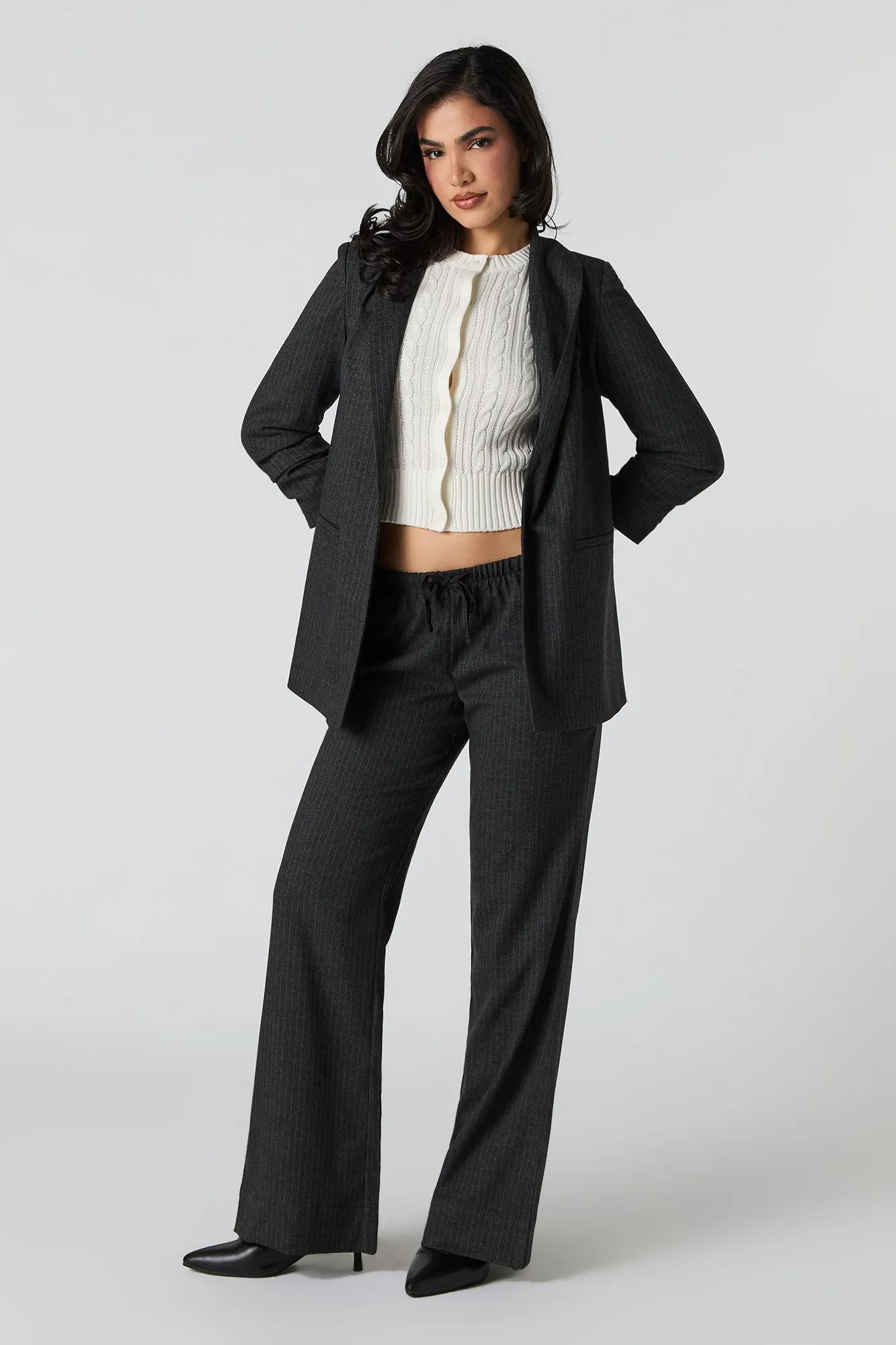 Pinstriped Blazer sold by Urban Planet product image thumbnail 3