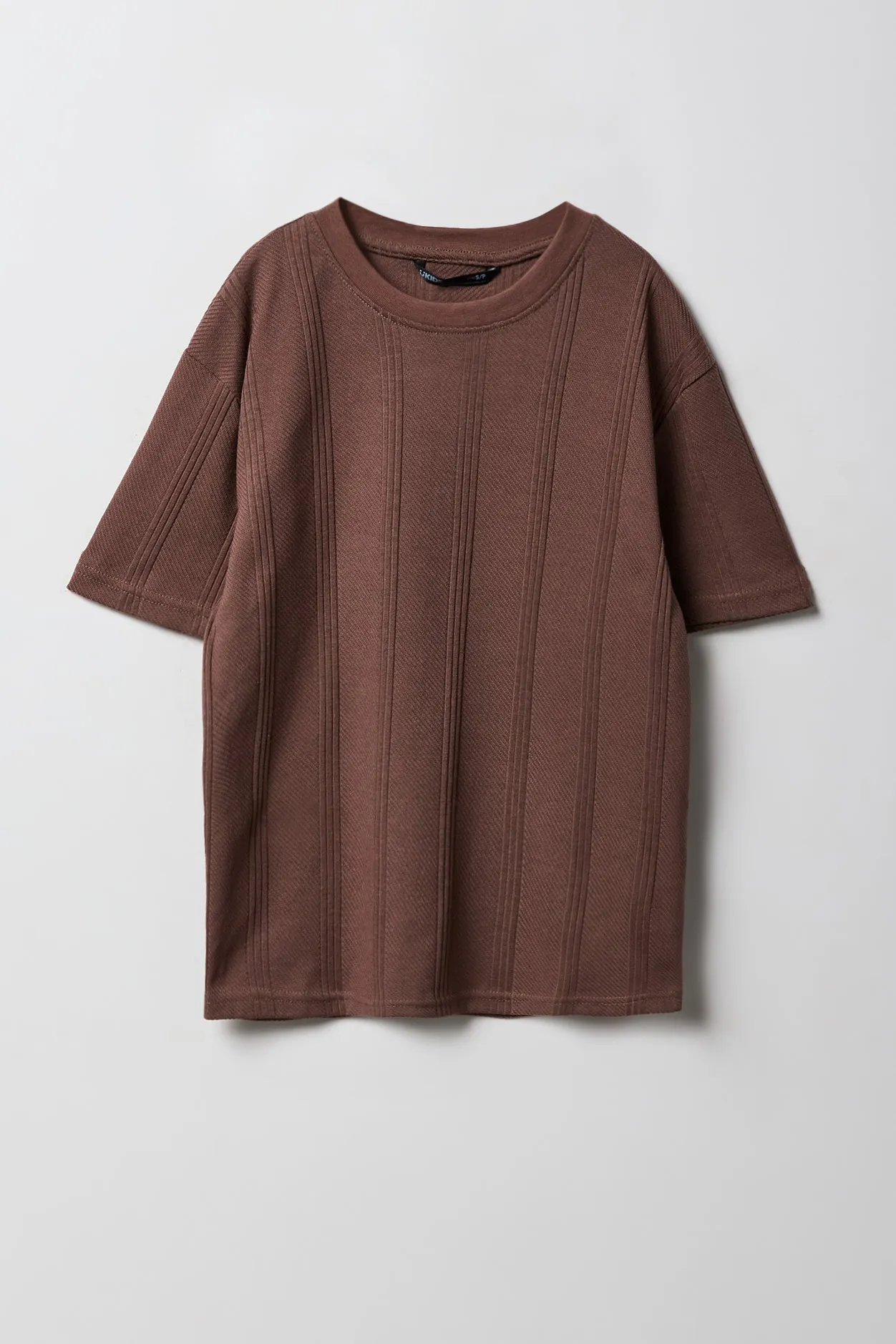 Boys Textured T-Shirt sold by Urban Planet