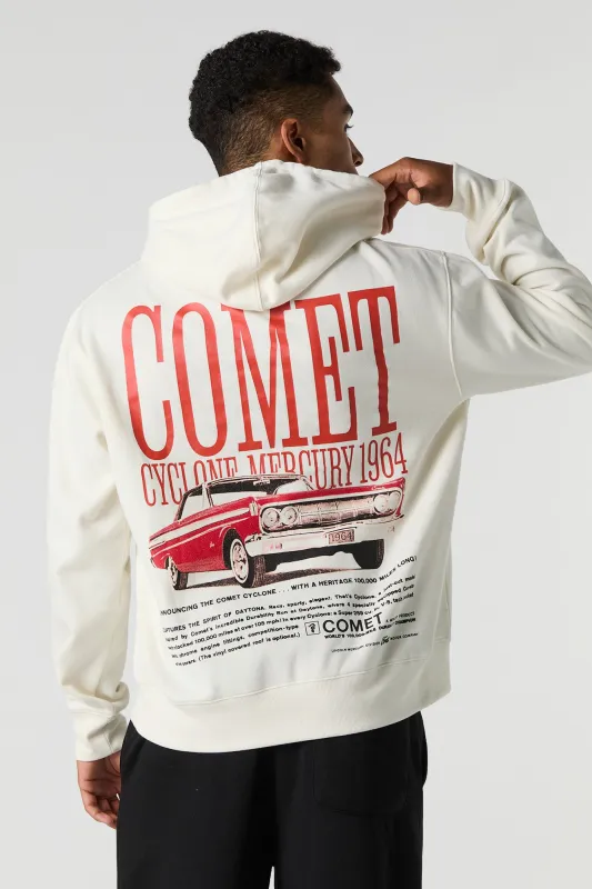 Ford Comet Puff Print Fleece Hoodie sold by Urban Planet