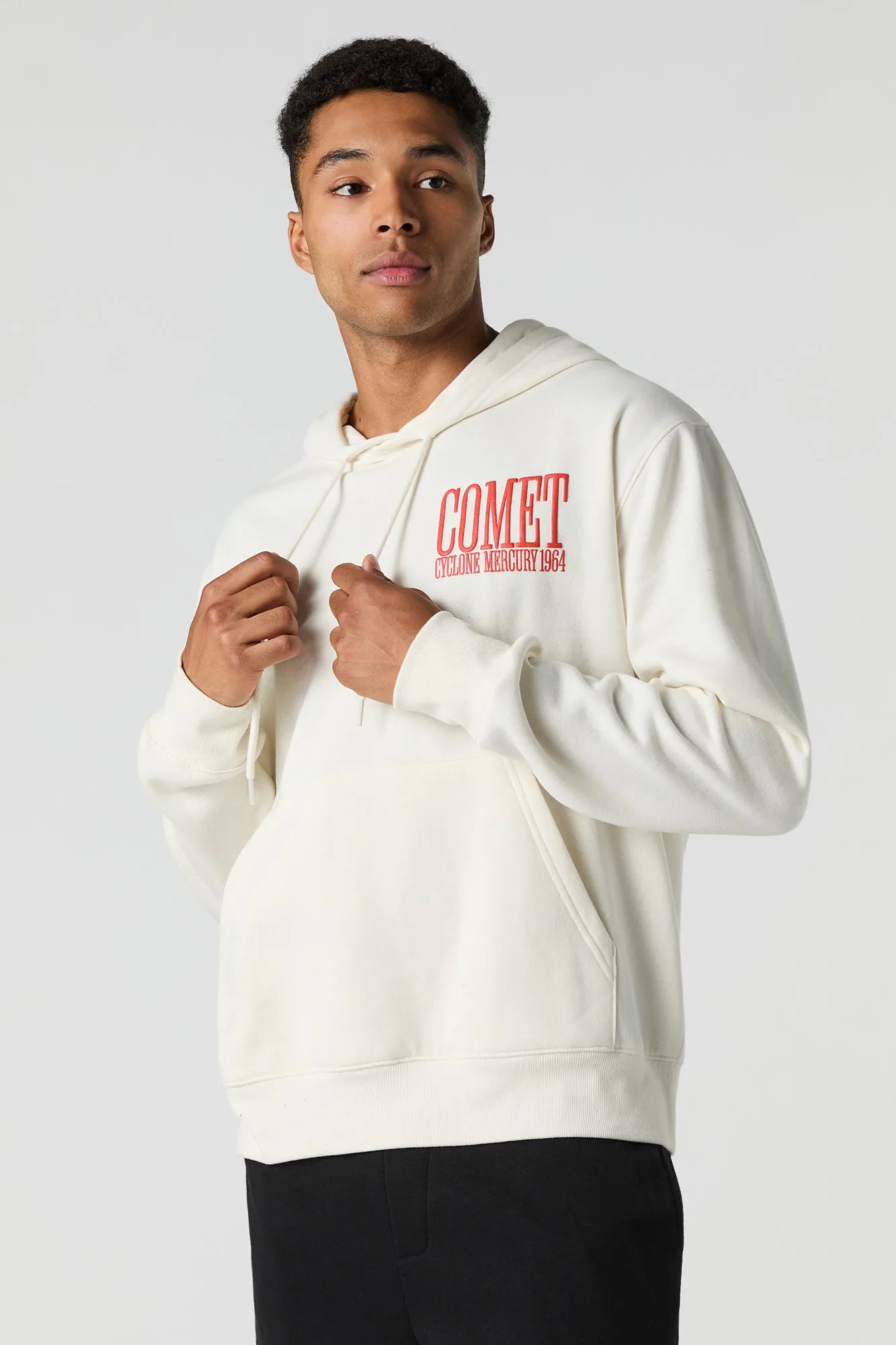 Ford Comet Puff Print Fleece Hoodie sold by Urban Planet product image thumbnail 2