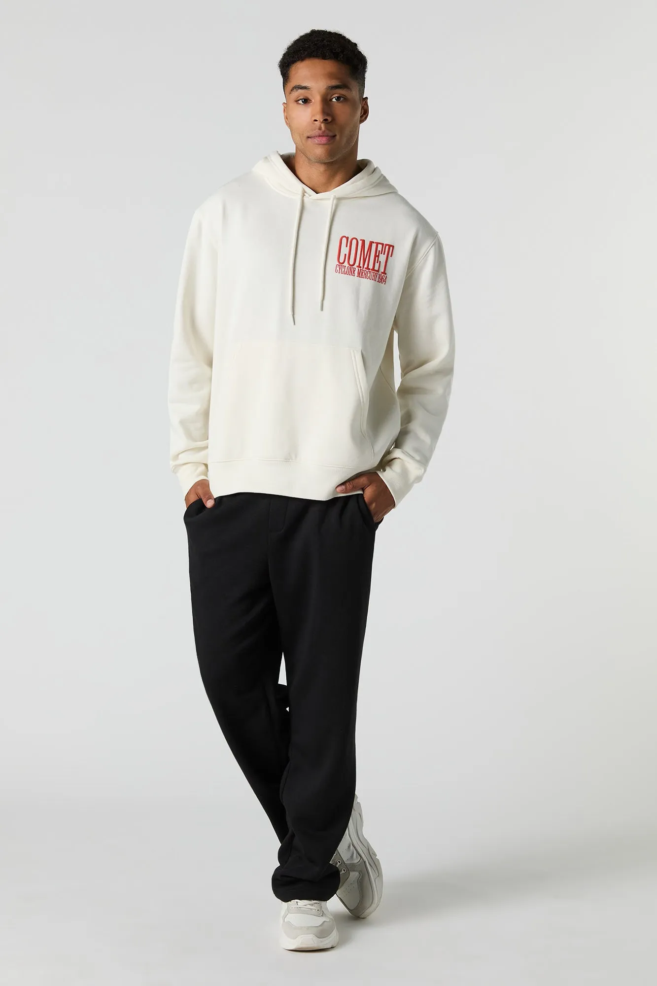 Ford Comet Puff Print Fleece Hoodie sold by Urban Planet product image thumbnail 3