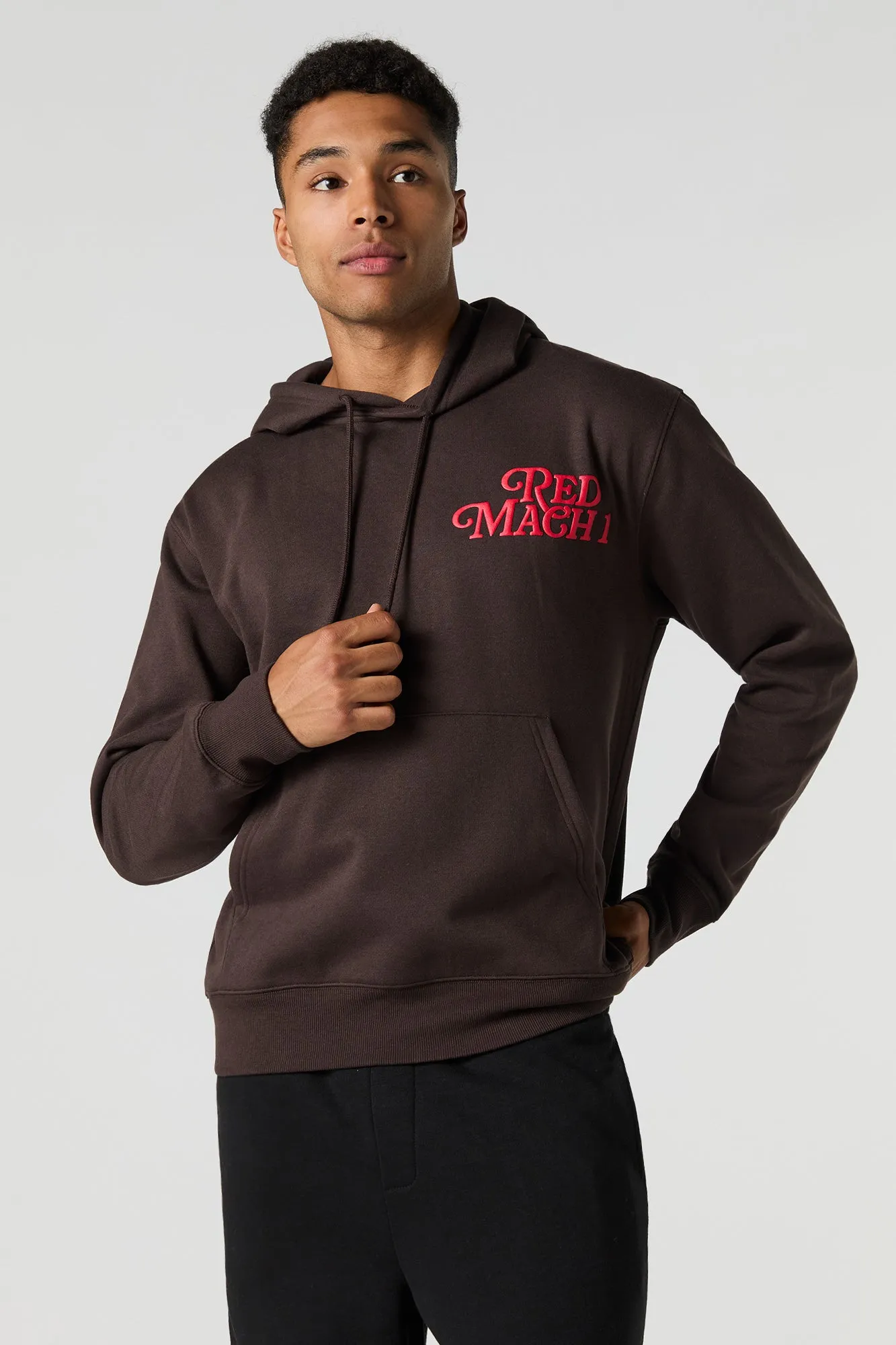 Haut à capuchon en molleton avec imprimé Ford Red Mustang sold by Urban Planet