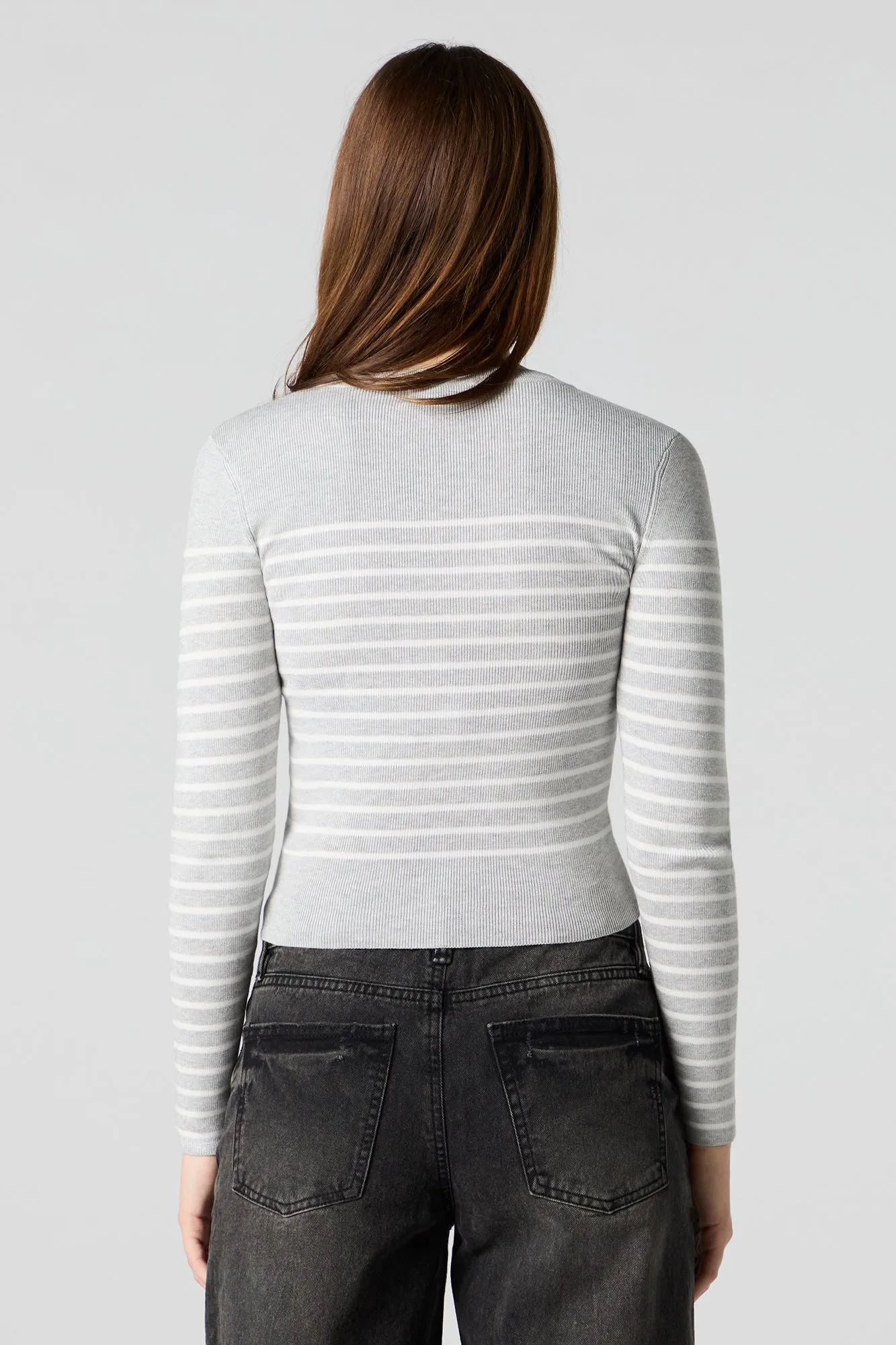 Chandail en tricot rayé sold by Urban Planet product image thumbnail 3