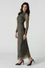 Mesh Overlay Printed Midi Dress sold by Urban Planet